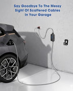 Wall Mount Organizer Kit for BMW Flexible Fast Charger 2.0, 3-Piece Garage Charger Holder with Cable Management, PETG + Metal Support, Charger Not Included - Image 5
