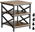 23.6"x23.6" Large Printer Stand with Adjustable Storage Shelf by TUMAN+Pro