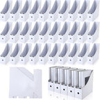Geyee 50 Pcs Cardboard Magazine Holder Magazine File Holder, White by Geyee