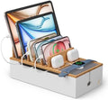 Pezin & Hulin Cable Management Box, Wire Organizer for Cords-Natural+White by PezinHulin