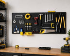 WallPeg Pegboard Kit - 4 Each 24"x16" Peg Board Panels - Made in USA - Mounted Size is 64" x 24" Pegboards Wall Organizer for Walls Home, Garage Tool Storage, Office Organization, Kitchen, Craft Room - Image 5
