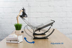 VIVO Black Fully Adjustable Curved Laptop, Notebook and Monitor Riser Stand STAND-V001N - Image 5