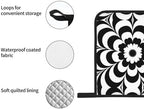 Copy of Optical Pattern Oven Mitts and Pot Holders Sets, Heat Resistant Cooking Mitts and Hot Pads, Waterproof Oven Glove Potholders for Cooking Baking Grilling - Image 5