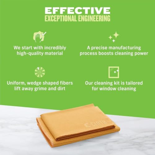 E-Cloth Window and Glass Cleaner Kit, Just Add Water - 4 Kits - Image 6