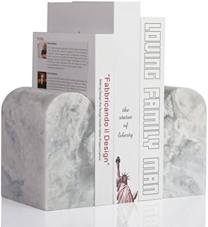 Koville Luxury Marble Bookends Grigio Fantasy SE by Koville