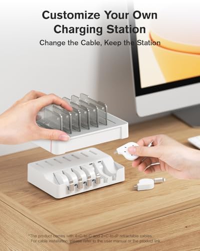 SooPii HomeHub H1 60W Charging Station for Multiple Devices, White - Image 6