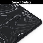 Gamer Boss - Gaming Mouse Pad - 60 x 30 Inches - 4mm Thick with Stitched Edges, Non-Slip Rubber Base, Premium Cloth Mousepad, Desk Mat for Laptop, Keyboard, Computer & PC (Giga, Topographic) - Image 4