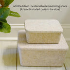 Welaxy Felt Wide Deep Drawer Organizer Caddy Natural Oatmeal Closet Storage - Image 5