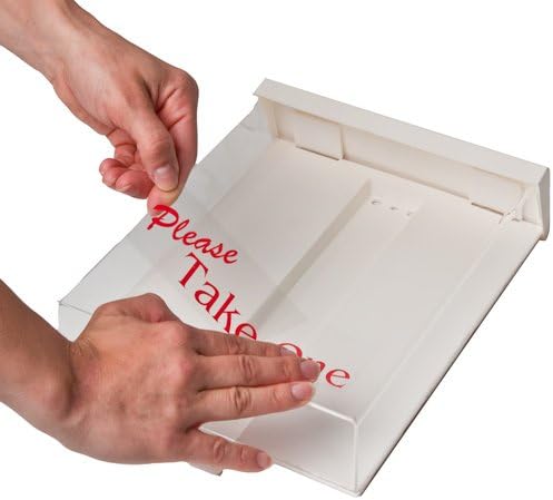 Clear-Ad - Acrylic Waterproof Outdoor Brochure Holder with Self-Closing Lid - Permit Box - Plastic Heavy Duty Flyer Display 8.5x11 - SRE-912-HD (Pack of 1) - Image 5