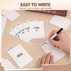 Chuangdi 1000 Pcs Trading Card Dividers with Tabs, Blank Paper Divider Card for Storage Boxes, Standard Vertical for Games Sports TCG Playing Cards Storage, 2.6 x 3.7 Inches - Image 3
