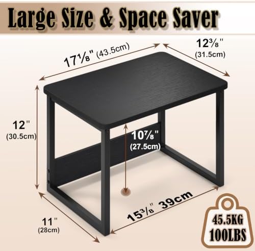 MARTY Countertop Organizer,17.1"x12.4", Cabinet Organizer Microwave Stand - Image 5