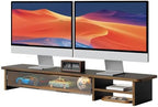 Fenge Monitor Stand with Acrylic Display Drawer for Figures & Collectibles by Fenge