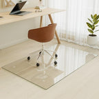 [Tempered Glass] 30" x 55" Glass Office Chair Mat for Carpet by KOONMI