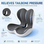 Susbie Car Seat Cushion with Lumbar Support Pillow,Office Chair Cushion - Image 4