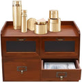 Desk Organizer Box With Drawers, Desktop Storage Cabinet For Office by Kaichenyt