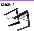 OnStage On-Stage LPT5000 Laptop Computer Stand, Black - Image 3