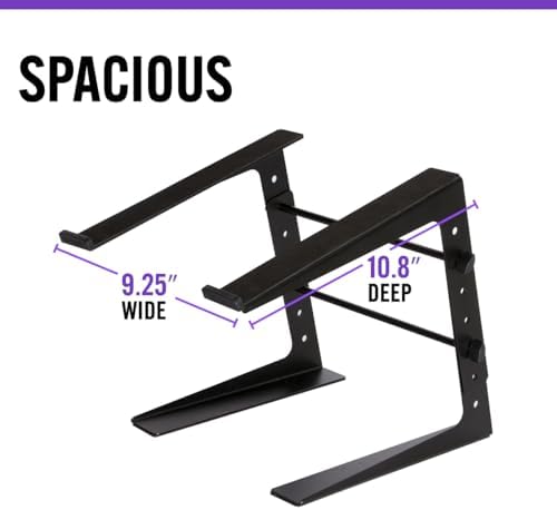 OnStage On-Stage LPT5000 Laptop Computer Stand, Black - Image 3