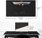 CENNBIE Leather Desk Pad Large, 47.2" x 27.5" Desk Mat Protector (Black) - Image 2