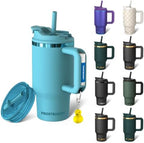 Frost Buddy Thicc Buddy 16oz Tumbler - Spill-Proof Flip Lid (Tidal Teal) by FrostBuddy