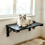 Wooden Folding Shelf Wall Mounted for Small Space, Fold Down Desk for Home - Image 2