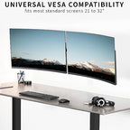 VIVO Premium Dual 21 to 32 inch LCD LED Monitor Wall Mount, Heavy Duty Telescoping Arms, Flush Wall Setup, Fits 2 Screens, Black, MOUNT-TS32B - Image 7