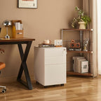 Approgreent Fully Assembled 3 Drawer File Cabinets for Home Office - Image 2