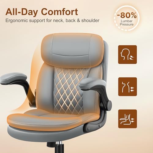 Office Desk Chair, Ergonomic Computer Chair with Unique Dual-Layer Support - Image 4