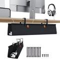 KEEGH No Drill Under Desk Cable Organizer, 30 inch Cord Management by KEEGH