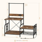 3D Printer Stand with Filament Storage Rack, Power Outlet, Spool Holder - Image 2