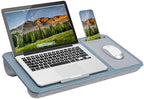 LAPGEAR Home Office Lap Desk – Slate Blue, Fits 15.6” Laptops by LapGear