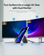 Laptop Docking Station Dual Monitor 4K@60Hz, 6*USB-C/A, PD3.0, Windows Only - Image 5