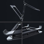 Laptop Stand for Desk, Adjustable Laptop Stand Holder Portable Laptop Riser with Multi-Angle Height Adjustable Computer Stand for MacBook Air/Pro and More Notebooks 10-17.3"-Black - Image 4