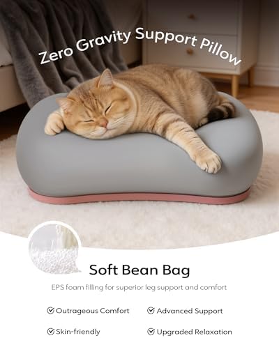 LULULOOK 2-in-1 Lap Desk & Kindle Pillow Stand with Beanbag - Image 5