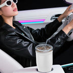 Universal Iced Coffee Sleeve - Insulated Double Wall Reusable Stainless Steel Holder Sleeves Insulator for Cold Drinks Fits Small Medium Large To Go Cups Gifts for Men Women Him Her (White) - Image 5