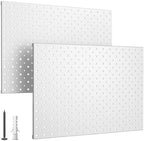 EVERHANGER Metal Pegboard Panels, Heavy Duty Pegboard Wall Organizer by ToolStorageOrganizer