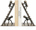 Decorative Bookends for Shelves, Modern Climbing Man by Unknown