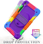 SEYMAC stock Case for Samsung Galaxy Tab S10 Lite / S10 FE / S9 FE 5G / S9 Tablet Case 10.9''/ 11'' Protective with Screen Protector, Pen Holder, 360 Rotate Stand, Hand Strap, Shoulder Strap, Purple - Image 6