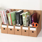 24 Pcs Cardboard Magazine File Holders Magazines Book Bin Box - Image 7