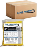 Kable Kontrol Cable Zip Ties, 8 Inch, 10000 Pcs, 50lbs Test, FL Yellow by KABLEKONTROL%C2%AE