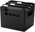 Pendaflex 43013 Desktop File w/Hanging Folders, Letter, Plastic, 12 3/4 x 10 x 11, Black by TOPSProducts