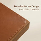 Desk Pad, 20" x 40" PU Leather Non-Slip Desk Mat Large Mouse Pad for Desktop, Waterproof Laptop Computer Writing Mat for Office, Home, Work, Gaming, Brown - Image 4