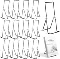 12 Pack Large Metal Book Stand, 9.2 Inch Adjustable Display Holder Easel Collector Stand for Home Office Books Magazine Frames Comic Plates Album CD by Unknown