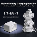 Gitryin 11-in-1 Desktop Charging Station, 120W USB Retractable GaN Charger - Image 3