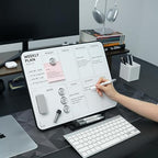 Double Sided Weekly Dry Erase Board with Stand 16"x12", to-do List White Board Calendar Dry Erase, Desktop Whiteboard Calendar, Schedule Board, Message Board, Menu Board for Home Office - Image 2