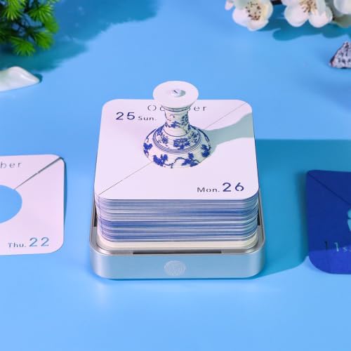 2027 3D Paper Carving Desk Calendar With LED Light - Image 2