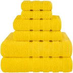 American Soft Linen 100% Cotton Luxury Turkish Towels, 6 Piece Towel Set by AmericanSoftLinen