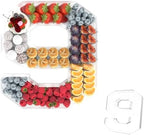13.8" Acrylic Number Charcuterie Tray, Fillable Charcuterie Box (Number 9) by Tdsuco
