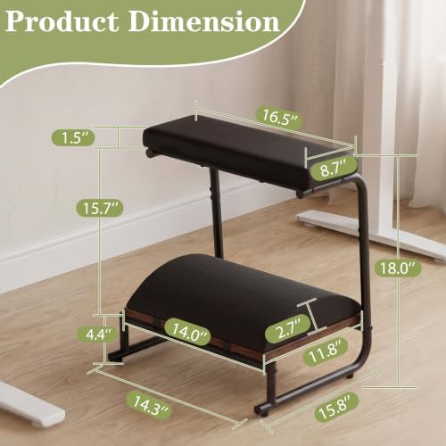 Double Step Foot Rest Under Desk, 5-Height Adjustable - Image 2
