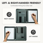 Padfolio Portfolio Binder, 3-Ring Binder with Zipper, Business Folder - Image 7