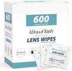 600 Count Pre-Moistened Lens Wipes for Eyeglasses by Wowflash
